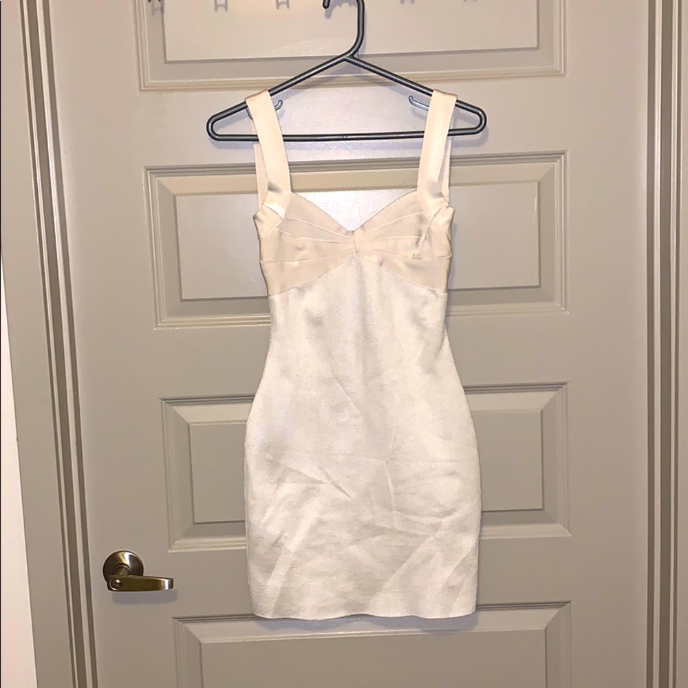 Mini white dress